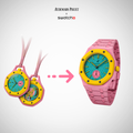 Bracelet acier rose Royal-Pop Swatch