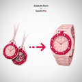 Bracelet acier rose Royal-Pop Swatch