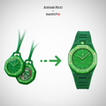 Bracelet silicone vert Royal-Pop Swatch